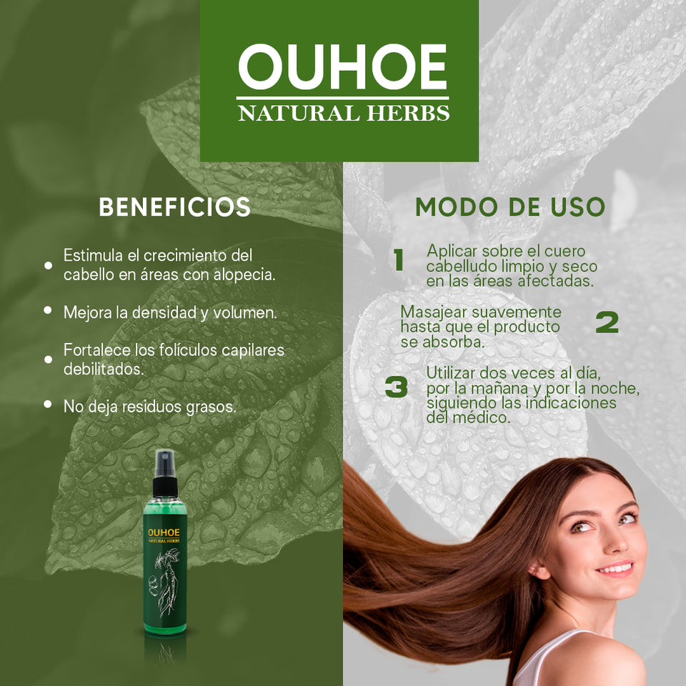 TÓNICO OUHOE – Fortalece y Nutre tu cabello