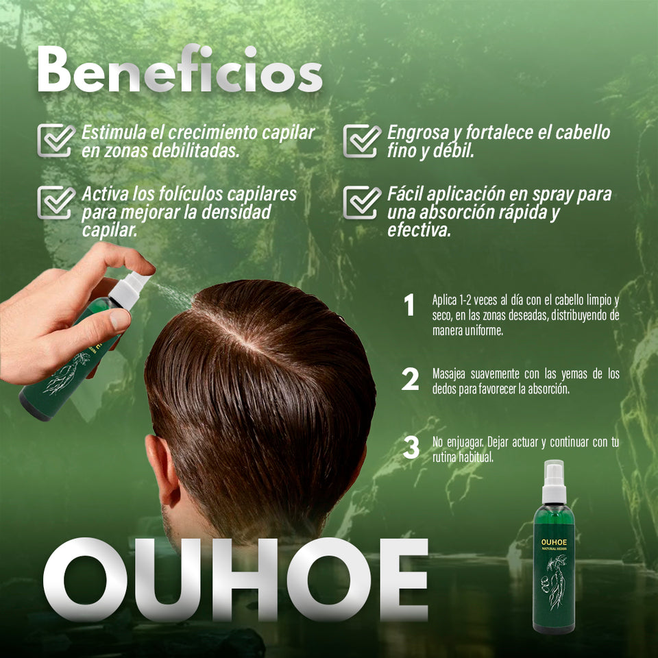 TÓNICO OUHOE – Fortalece y Nutre tu cabello